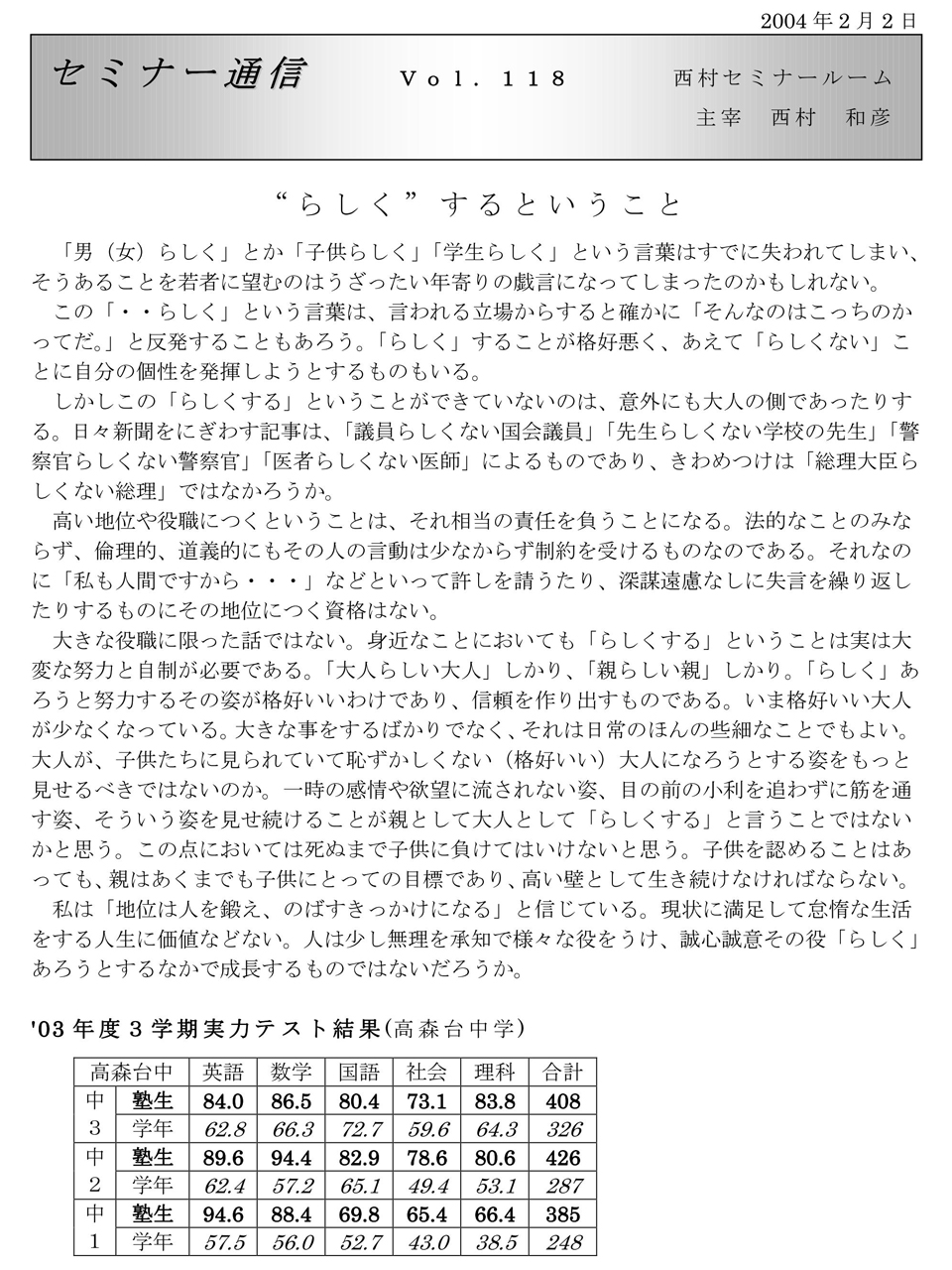 Z~i[ʐM118uh炵hƂƁv